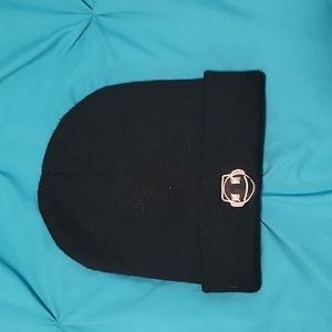 Black knit beanie